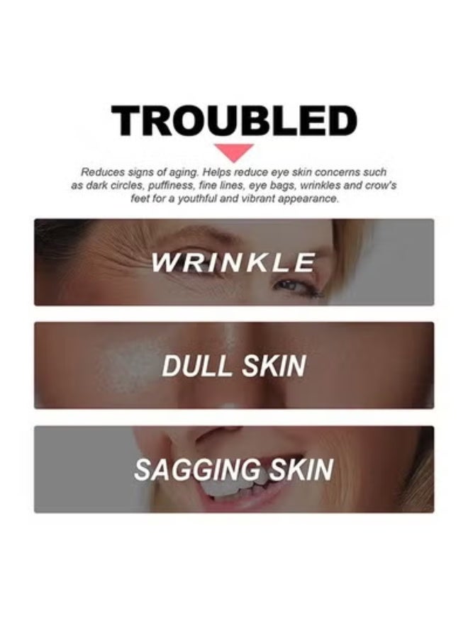 EELHOE Retinol Eye Stick - With Collagen And Hyaluronic Acid For Dark Circle Puffiness Eye Bags And Fine Lines Retinol Eye Cream Eye Brightener Stick Under Eye Cream For Anti Aging Improve Eye Skin - Image 2